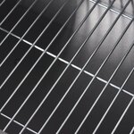 Barbecue charbon de bois 2 grilles alabama noir acier inoxydable