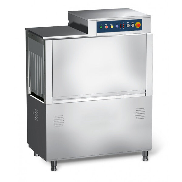 Lave-vaisselle transporteur en rack 19 kw - hauteur utile 470 mm - combisteel -  - acier inoxydable 1150x790x1710mm