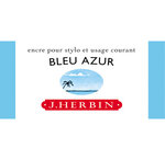 Encre traditionnelle à stylo en flacon 'D' 30ml Bleu azur HERBIN