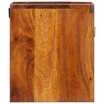 Table de chevet vidaXL 40x35x35 cm en bois massif d'acacia