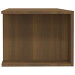 vidaXL Meuble TV avec lumières LED chêne marron 135x39x30 cm