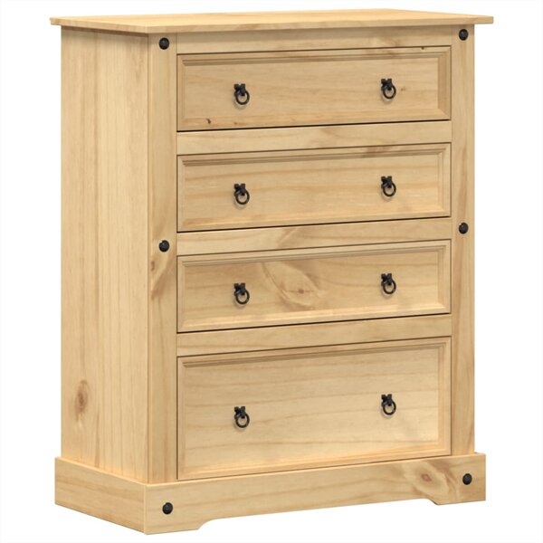 vidaXL Commode Corona 92x48x120 cm bois massif de pin