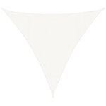 vidaXL Voile d'ombrage 160 g/m² Blanc 4 5x4 5x4 5 m PEHD