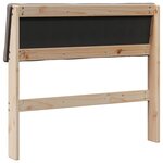 vidaXL Tête de lit capitonnée Taupe 100 cm Pin massif