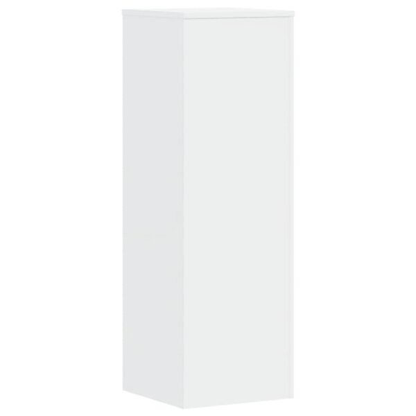 vidaXL Support pour plantes blanc 33x33x100 cm bois d'ingénierie