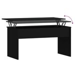 Vidaxl table basse noir 102x50 5x52 5 cm bois d'ingénierie