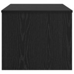 vidaXL Table basse Chêne noir 80 x 50 5 x 42 5 cm Bois d'ingénierie