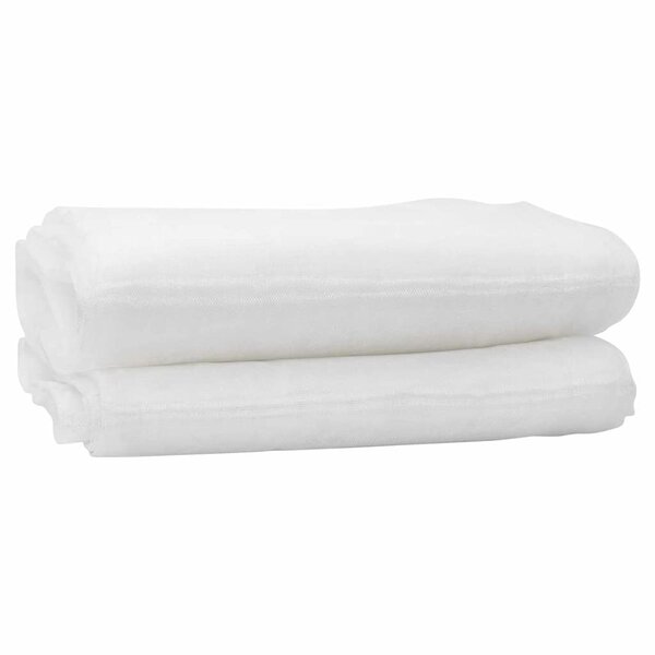 vidaXL Filet Anti-insectes Blanc 2 x 5 m Polyéthylène