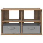 vidaXL Support de télévision 79 x 40 x 48 cm Chêne artisanal