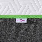 vidaXL Matelas Blanc  Gris 70 x 200 cm Mousse