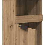 vidaXL Armoire de bain chêne artisanal 32x34x188 5cm bois d'ingénierie