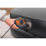 Bestway Lit gonflable floqué avec pompe à air intégrée 191x97x46 cm