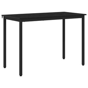 vidaXL Table de salle à manger / Table de repas MÉTAL