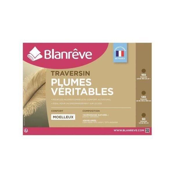 Traversin Plumes 160 cm