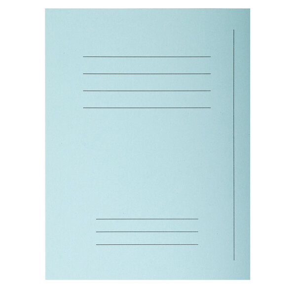 Paquet 50 Chemise imprimées Foldyne 250 Bleu Cl EXACOMPTA