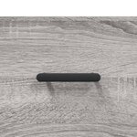 vidaXL Buffet haut sonoma gris 69 5x31x115 cm bois d'ingénierie