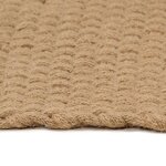 vidaXL Tapis rectangulaire Naturel 160x230 cm Jute