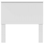 vidaXL Tête de lit avec tête de lit Blanc 100 cm Bois d'ingénierie