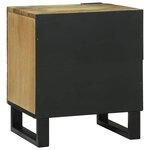 vidaXL Cabinet de chevet 2 Pièces Marron 40 x 33 x 46 cm