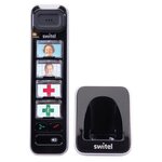 Switel D11 Vita Comfort Combiné supplémentaire sans fil seniors pour D100/102/112/150/200/300 Vita Comfort