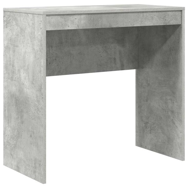 vidaXL Bureau Gris béton 80 x 40 x 76 cm
