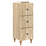 vidaXL Armoire à tiroirs 33 x 34 5 x 90 cm Bois d'ingénierie