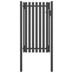 vidaXL Portail de clôture de jardin Acier 1x2 25 m Anthracite