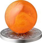 Pièce de monnaie en Argent 10 Cedis g 62.2 (2 oz) Millésime 2025 Solar System SUN