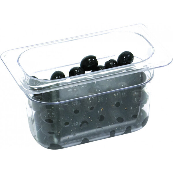 Bac GN 1/9 en Polycarbonate Standard - H 65 à 100 mm - Stalgast - Polycarbonate100 mm50 cl