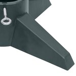 vidaXL Support de sapin de Noël Vert 55 5x55 5x15 cm