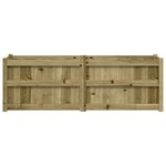 vidaXL Jardinière 150x50x50 cm bois de pin imprégné