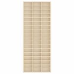 vidaXL Étui d'affichage Marron 30 x 4 5 x 75 cm Bois d'ingénierie