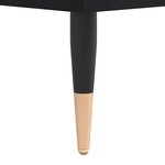 vidaXL Armoire de salle de bain noir 65x33x60 cm bois d'ingénierie