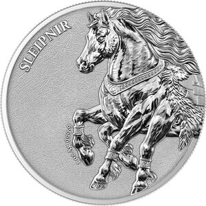 Monnaie SLEIPNIR Beasts 1 Oz Argent 5 Mark Germania 2026