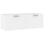 vidaXL Armoire murale Blanc 100x36 5x35 cm Bois d'ingénierie
