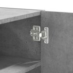 vidaXL Armoire murale gris béton 75x35x60 cm bois d'ingénierie