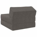 vidaXL Canapé-lit pliable Gris clair 60 x 70 x 41 cm Tissu