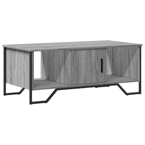 vidaXL Table basse sonoma gris 100x51x40 cm bois d'ingénierie