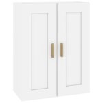 vidaXL Armoire murale blanc 69 5x32 5x90 cm bois d'ingénierie