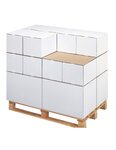 (pal 500 plaques) plaque intercalaire de palette - carton ondulé 770 x 1170mm