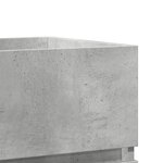 vidaXL Armoire d'évier Gris béton 41x38 5x45 cm Bois d’ingénierie