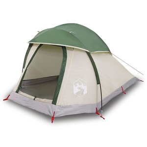 vidaXL Tente de camping à dôme 1 personne vert imperméable