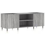 vidaXL Armoire à disques sonoma gris 121x38x48 cm bois d'ingénierie