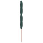 Headboard LED vidaXL Vert Foncé 90 cm Velours
