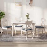 vidaXL Coussins de siège 4 Pièces Gris foncé 40 x 40 x 3 cm Velours