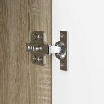vidaXL Meuble TV Chêne Sonoma 99 x 34 5 x 50 cm Bois d'ingénierie