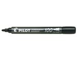 Marqueur permanent 100, pointe ogive, noir PILOT