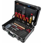 Ks tools ensemble d'outils d'électricien 128 pièces 1/4" + 1/2" 911.0628
