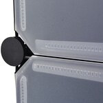 vidaXL Armoire à chaussures avec 10 compartiments Noir