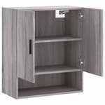 vidaXL Armoire murale sonoma gris 60x31x70 cm bois d'ingénierie